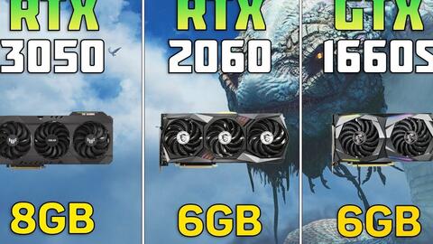 RTX 3050 vs RTX 2060 vs GTX Super 9款游戏1080P下的帧数表现！-哔哩哔哩