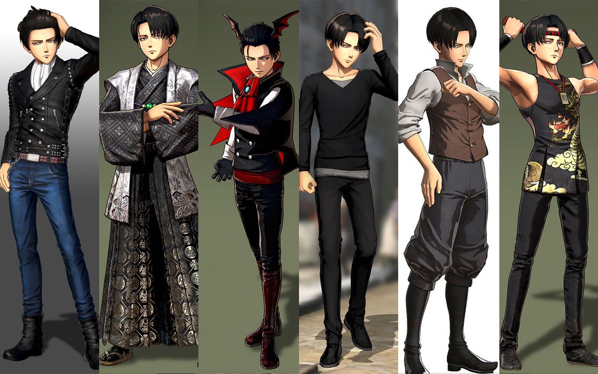 奇迹利利时尚型男利威尔兵长的换装play官方游戏全服装展示