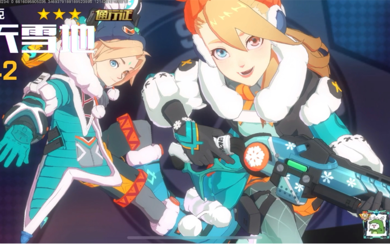 【王牌战士】皮肤测评系列:双子-冰天雪地 满三星皮肤测评