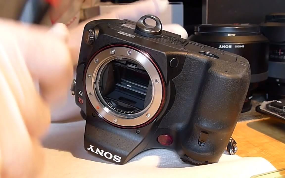 索尼单电相机 a77 a65 a99 如何更换半透明镜面_哔哩哔哩_bilibili