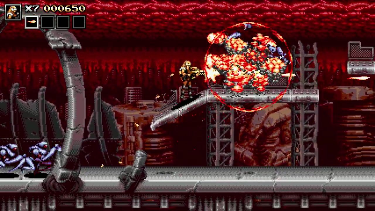 [图]【PS4游戏回顾】炽热合金 通关视频 Blazing Chrome