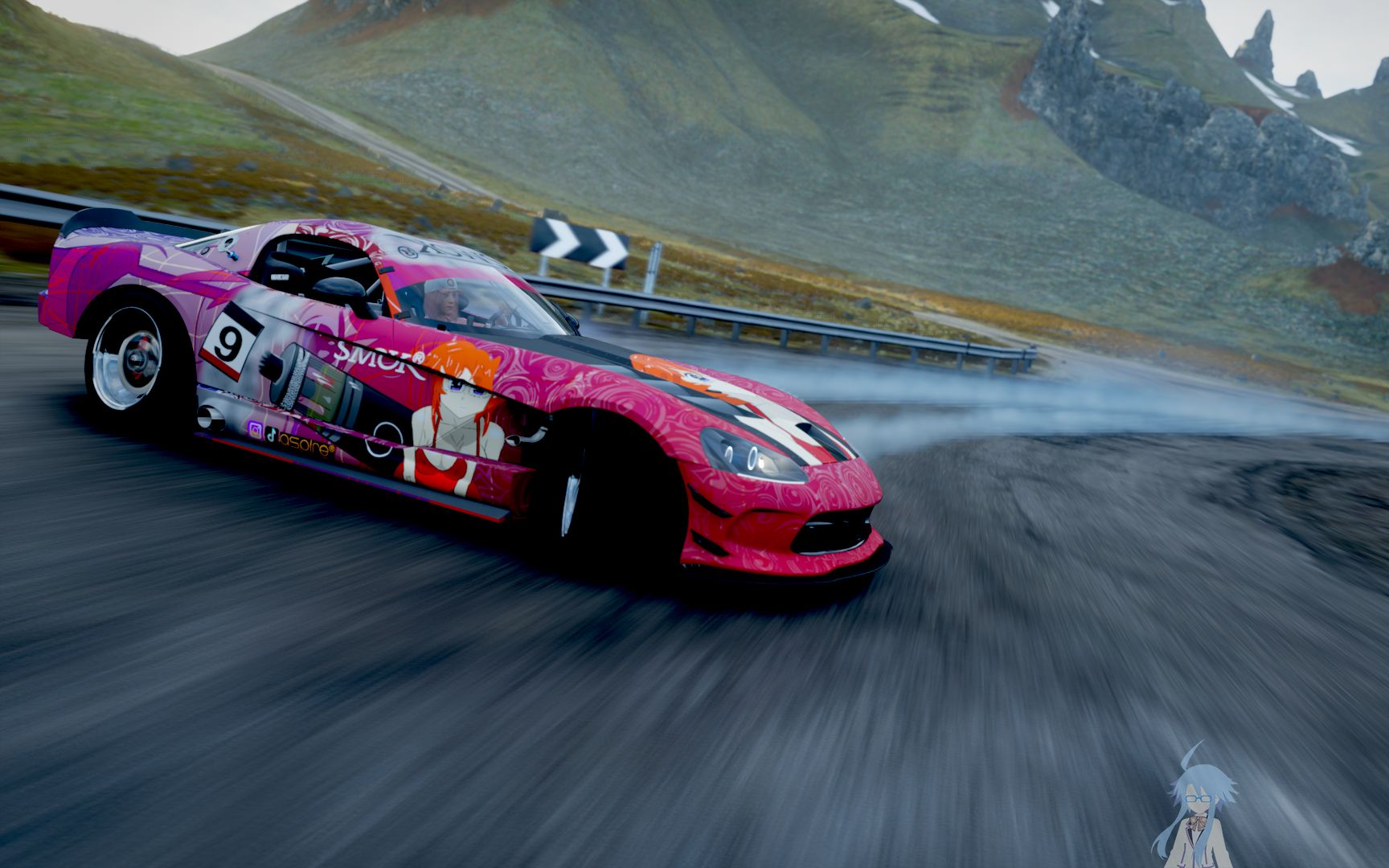 极限竞速地平线4540k山尖波漂移formuladrift43dodgevipersrt10