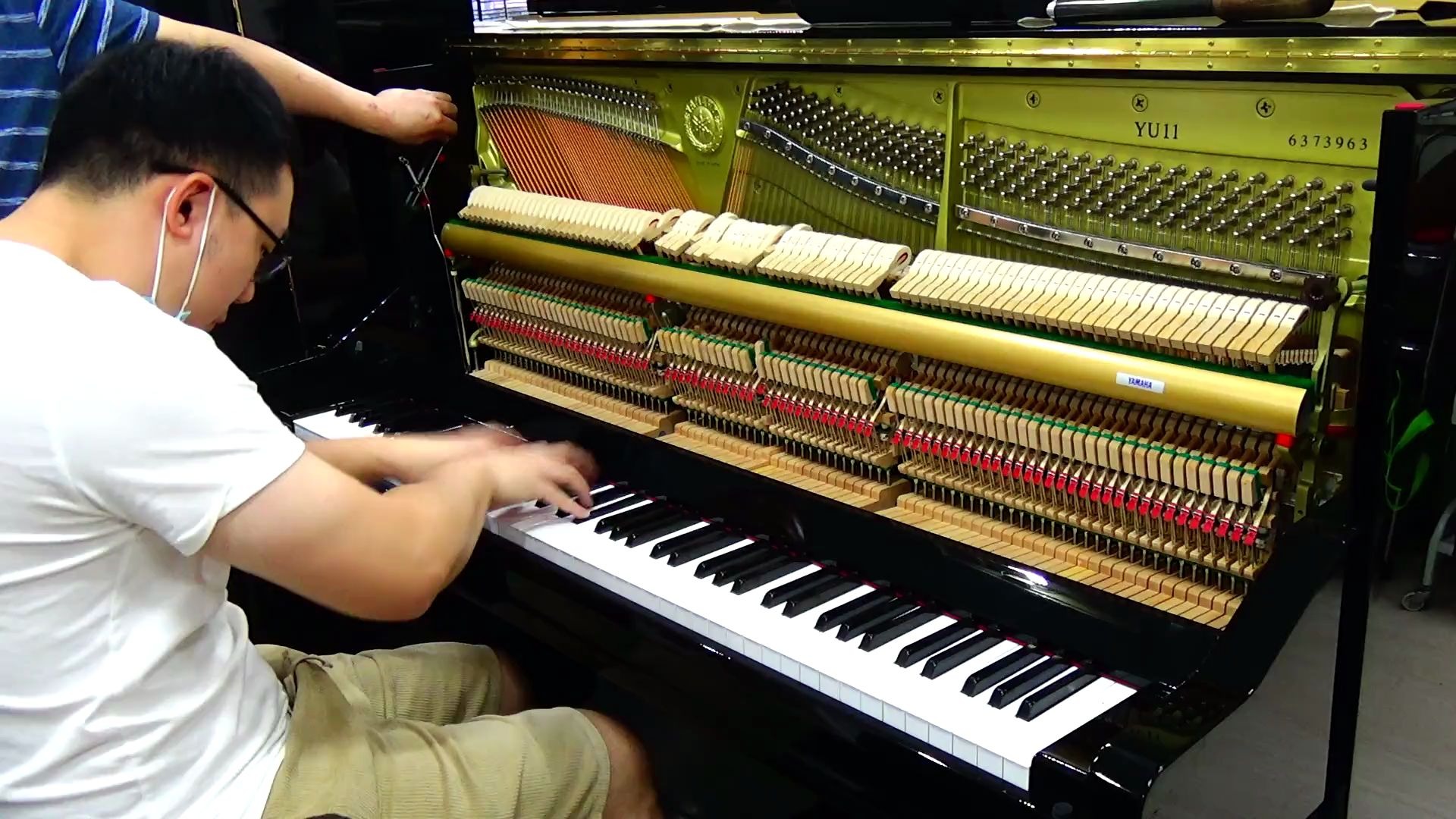 2015年雅马哈yu11 序列号6373963 日本进口二手钢琴yamaha专业演奏琴