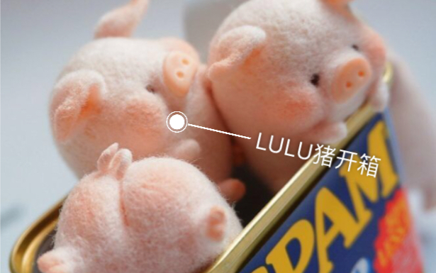 LULU猪lulu猪罐头盲盒系列开箱,猪你太美哔哩哔哩bilibili