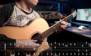 Playing God - Polyphia (Intro)  Fingerstyle Guitar TAB (+ Slow & Easy) -  BiliBili