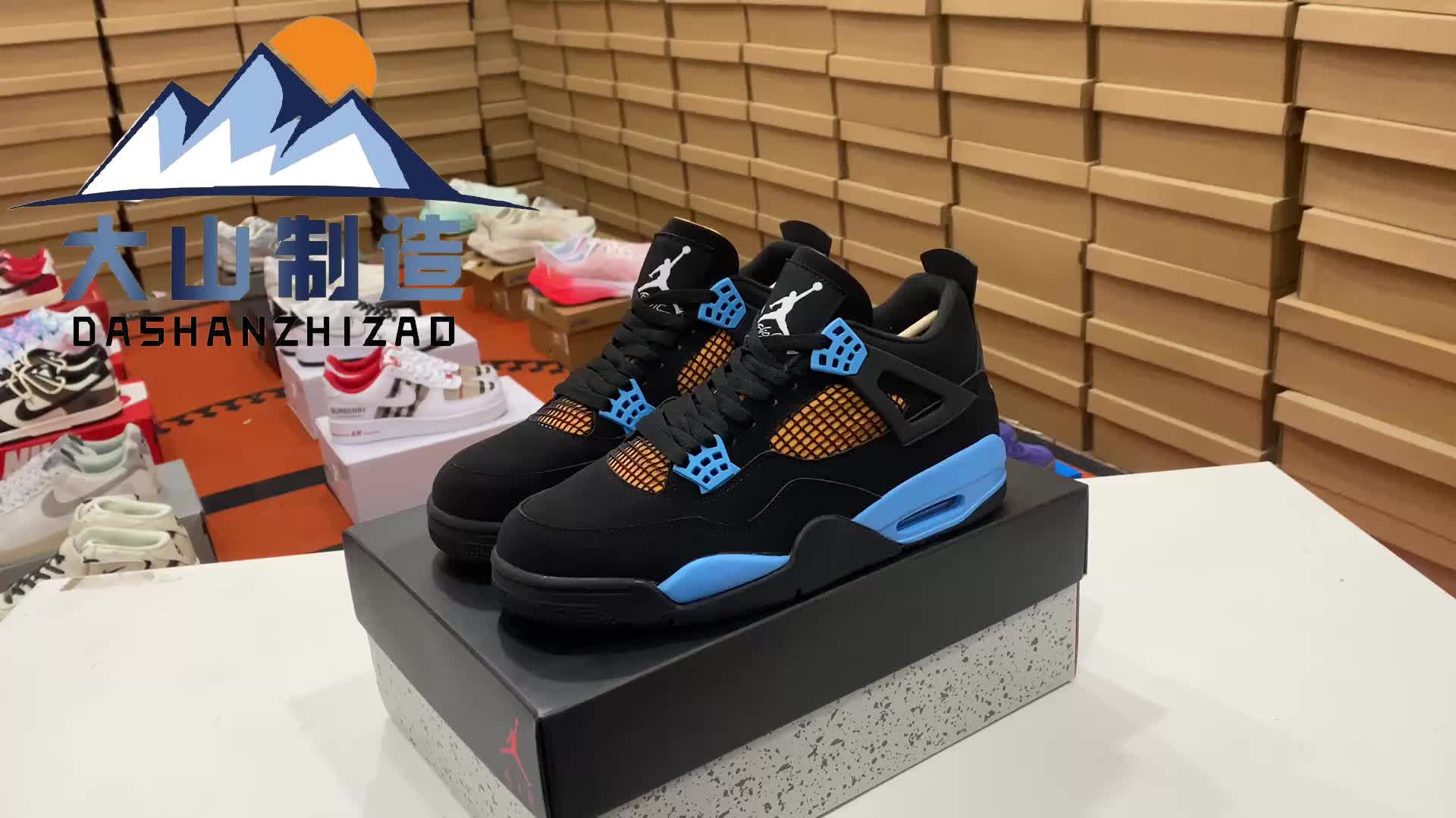 乔丹air jordan 4 retro og"fire red"迈克尔·乔丹aj4代