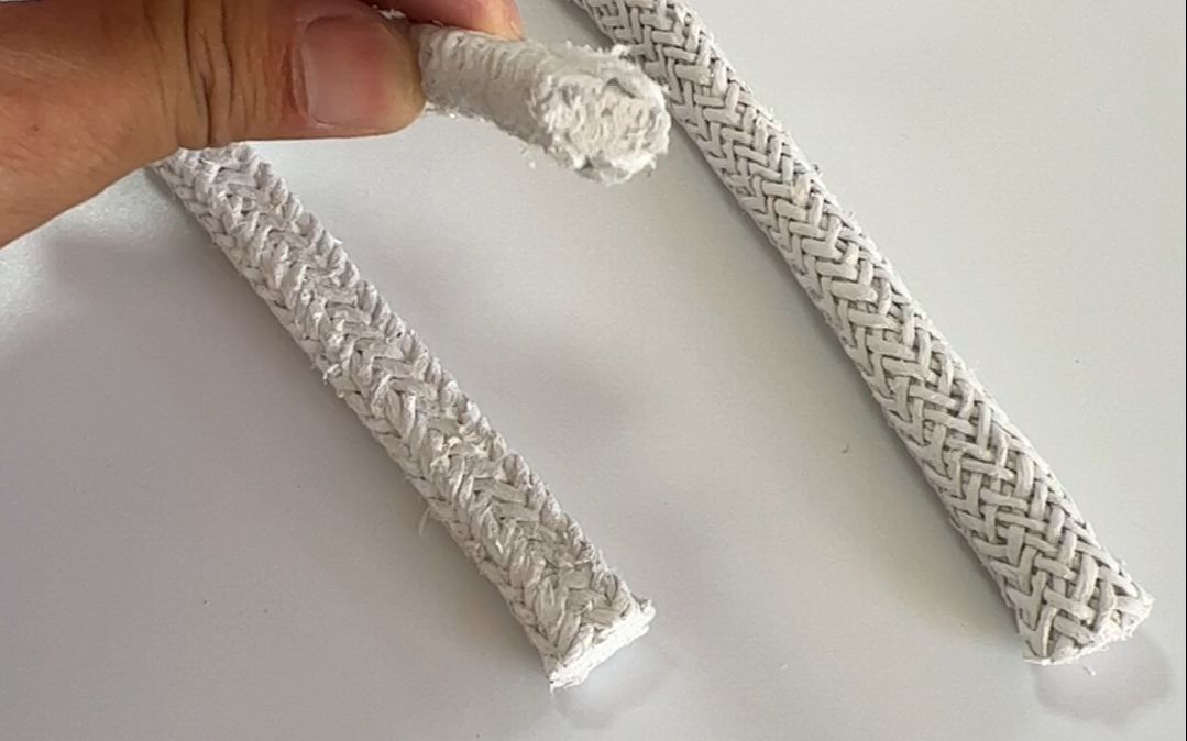 石棉绳保温隔热锅炉防火耐高温烤烟房密封条窑炉门耐火无尘石棉绳