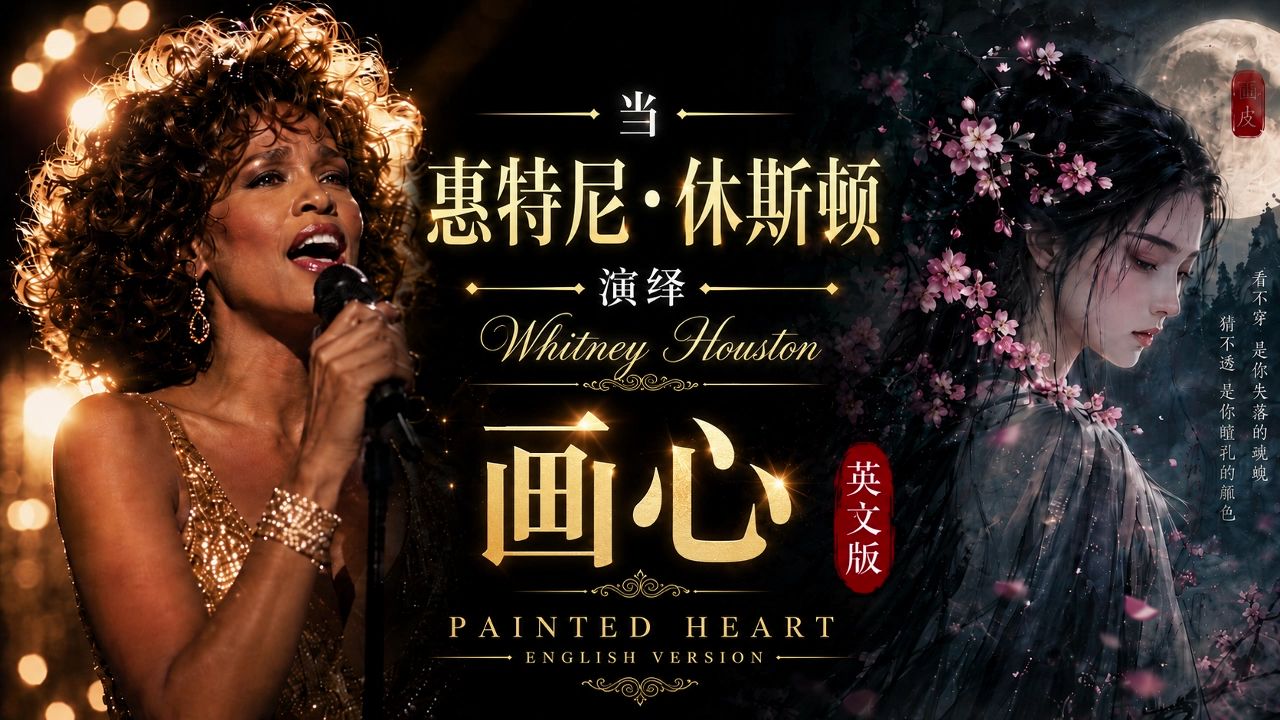 【天后】惠特尼·休斯顿 演绎《画心》：那是穿越岁月、撕裂黑夜的极致美声