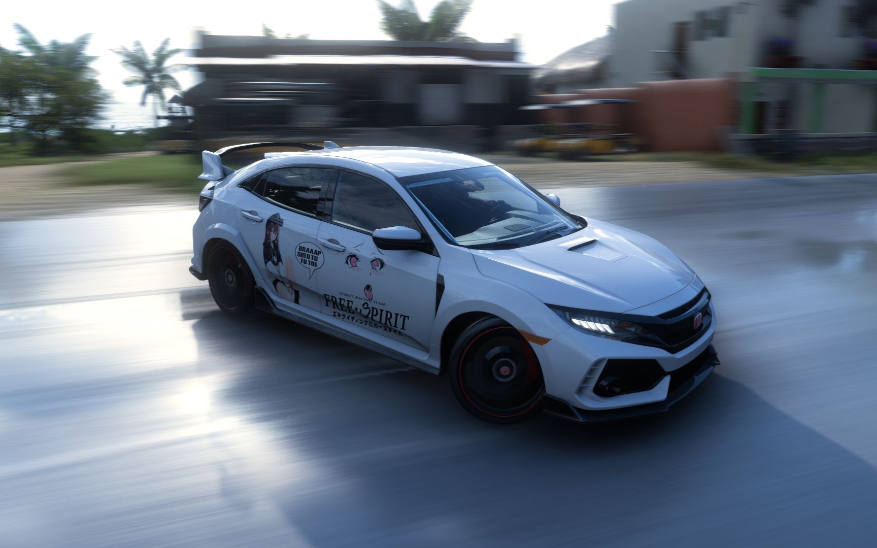 地平线5 本田type r 丝滑漂移~ 城市漂移蓝图推荐