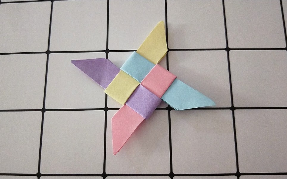 【折纸教程】特别特别简单的折纸飞镖,手残党看过来!