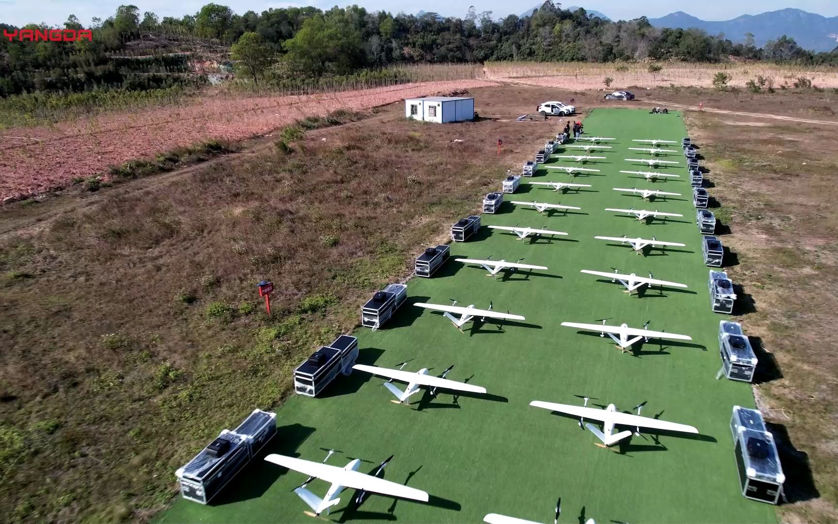 sky whale 工业级固定翼无人机方队