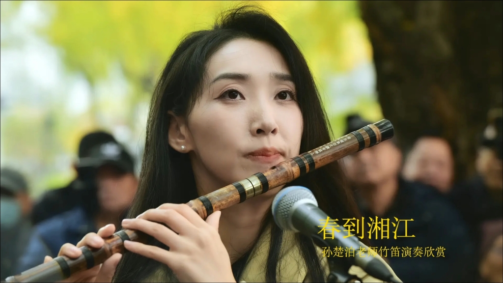 公园盘大爷系列:孙楚泊老师竹笛《春到湘江》