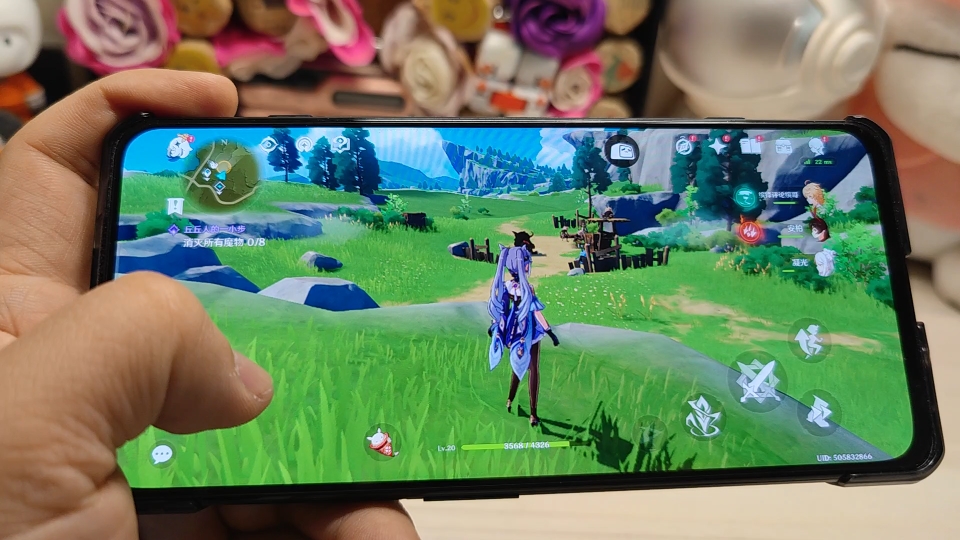 黑鲨4pro打原神,不同角色随时切换放大招,才是王道!