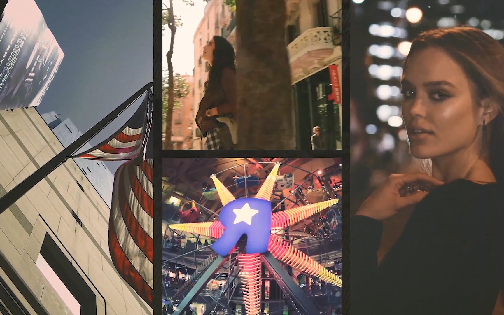 pr模板-分屏效果的婚纱写真个人或家庭影集照片写真展示动态相册视频