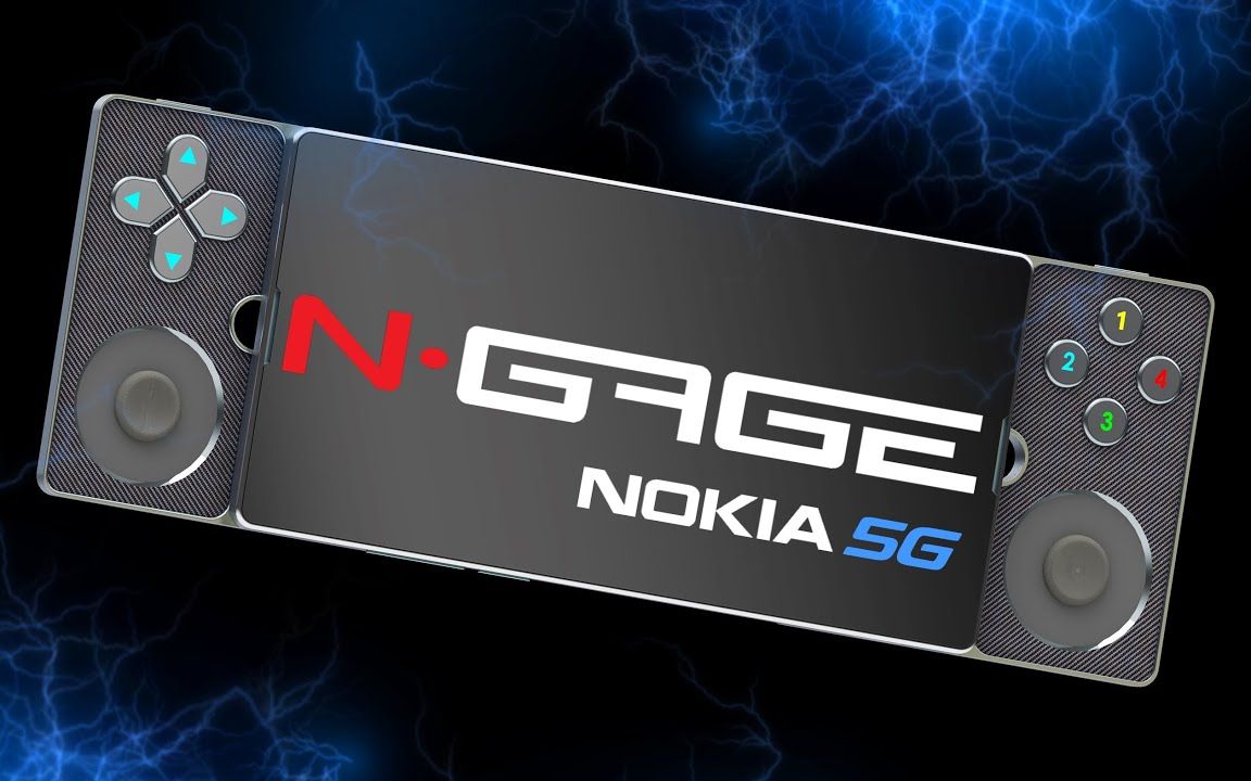 【诺基亚】经典游戏手机NOKIA NGage 5G 2021概念设计哔哩哔哩bilibili