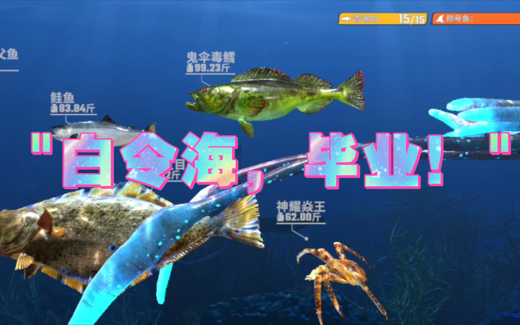 白令海,毕业!