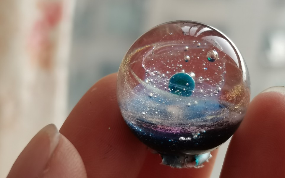 滴胶星空球继上一次悬浮球之后是进阶版悬浮球