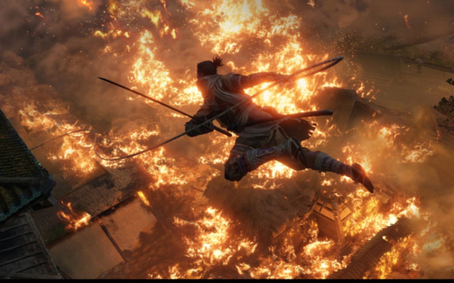 【只狼】超燃战斗!决战苇名城!吹火筒 直盛_哔哩哔哩_bilibili