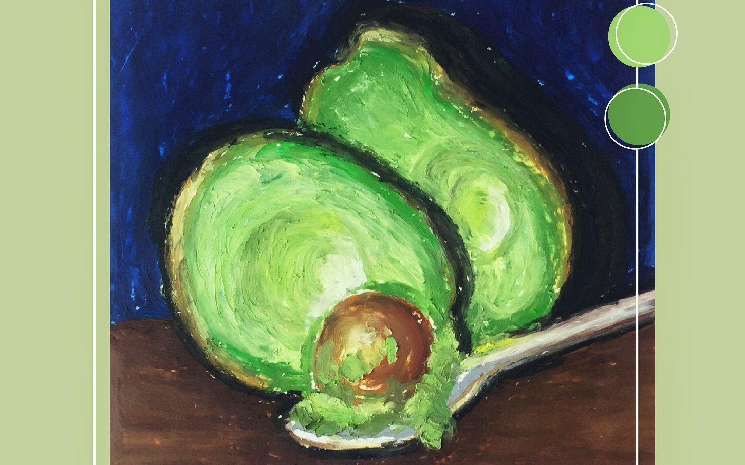 【油画棒】水果系列1:请你恰个牛油果吧~_哔哩哔哩_bilibili