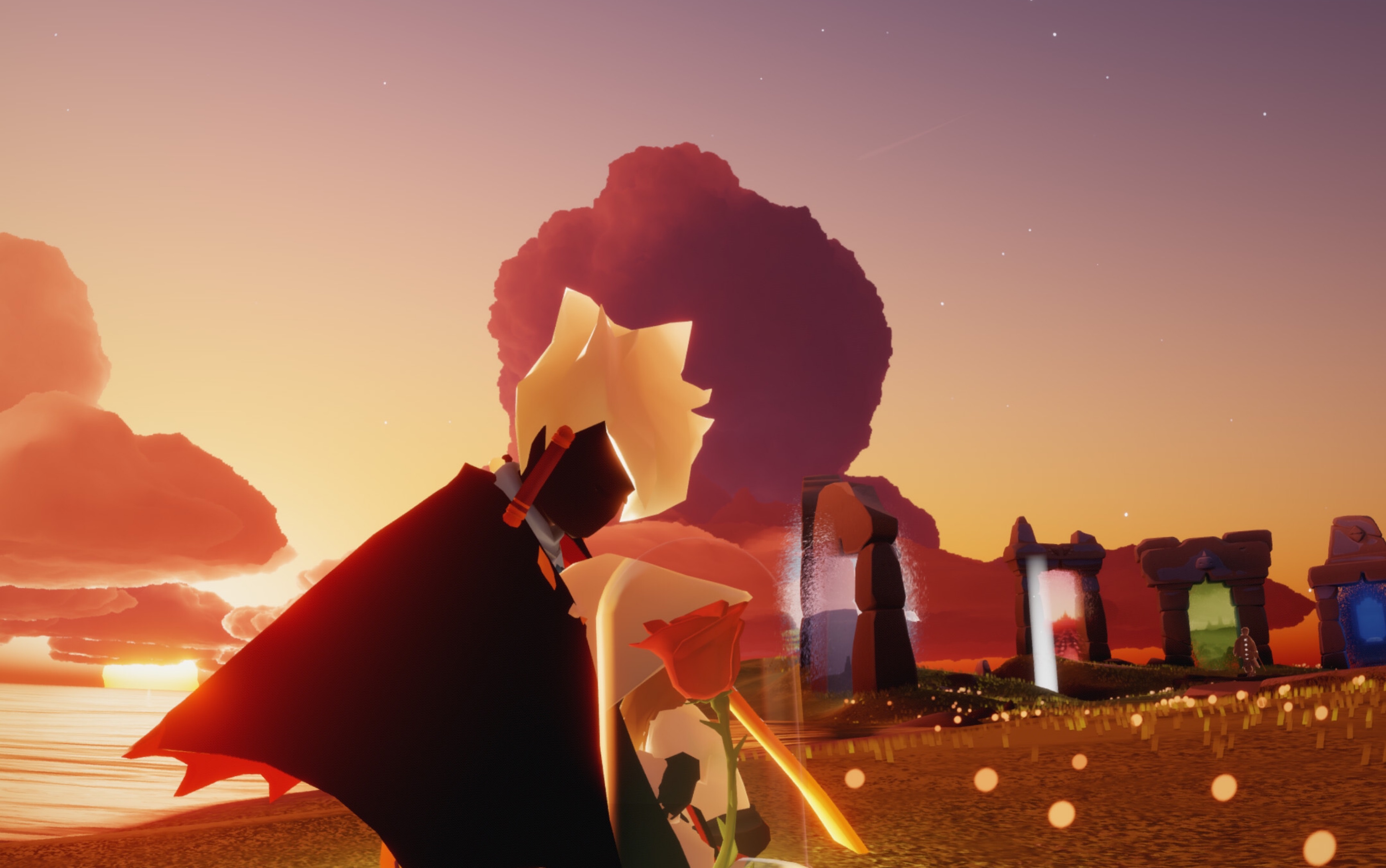 光遇国际服卖号 魔法到王子毕业 有林克 巫师 蝙蝠等