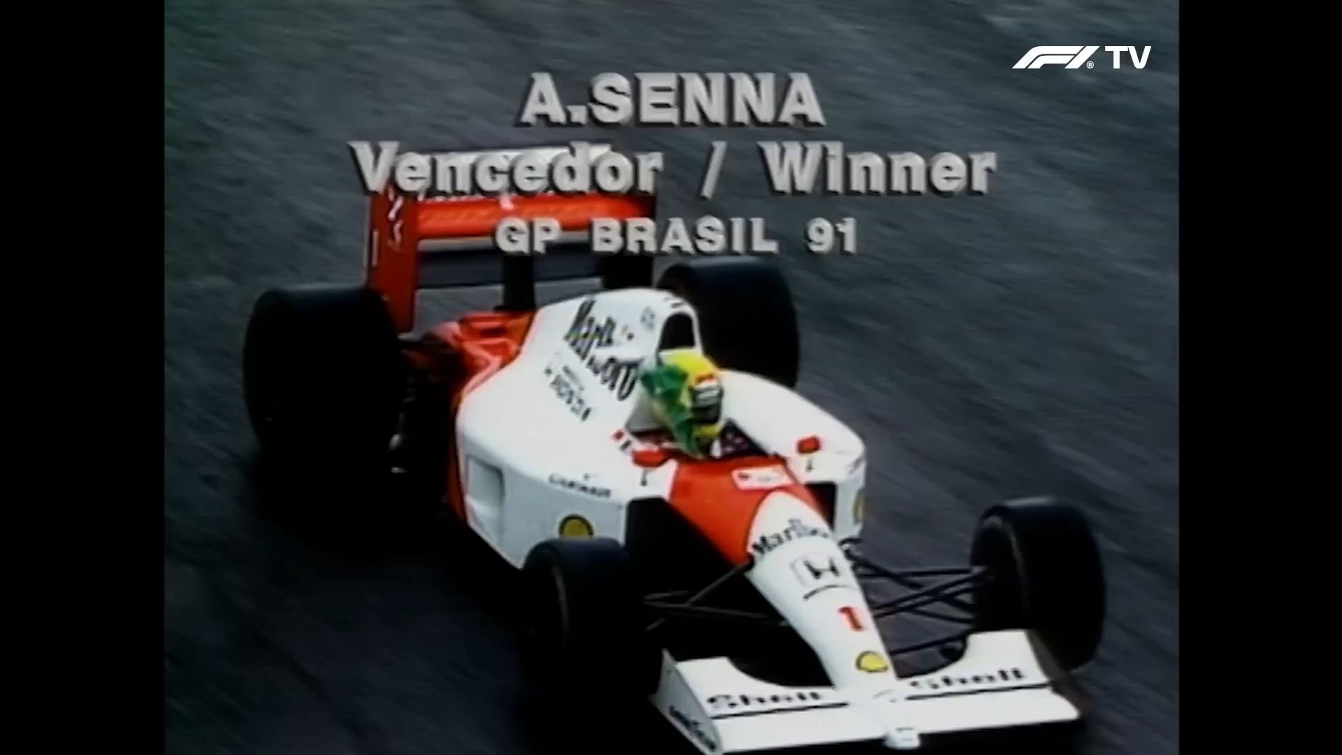 Senna's Magical Home Win | 1991 Brazilian Grand Prix | Race Highlights哔哩哔哩bilibili