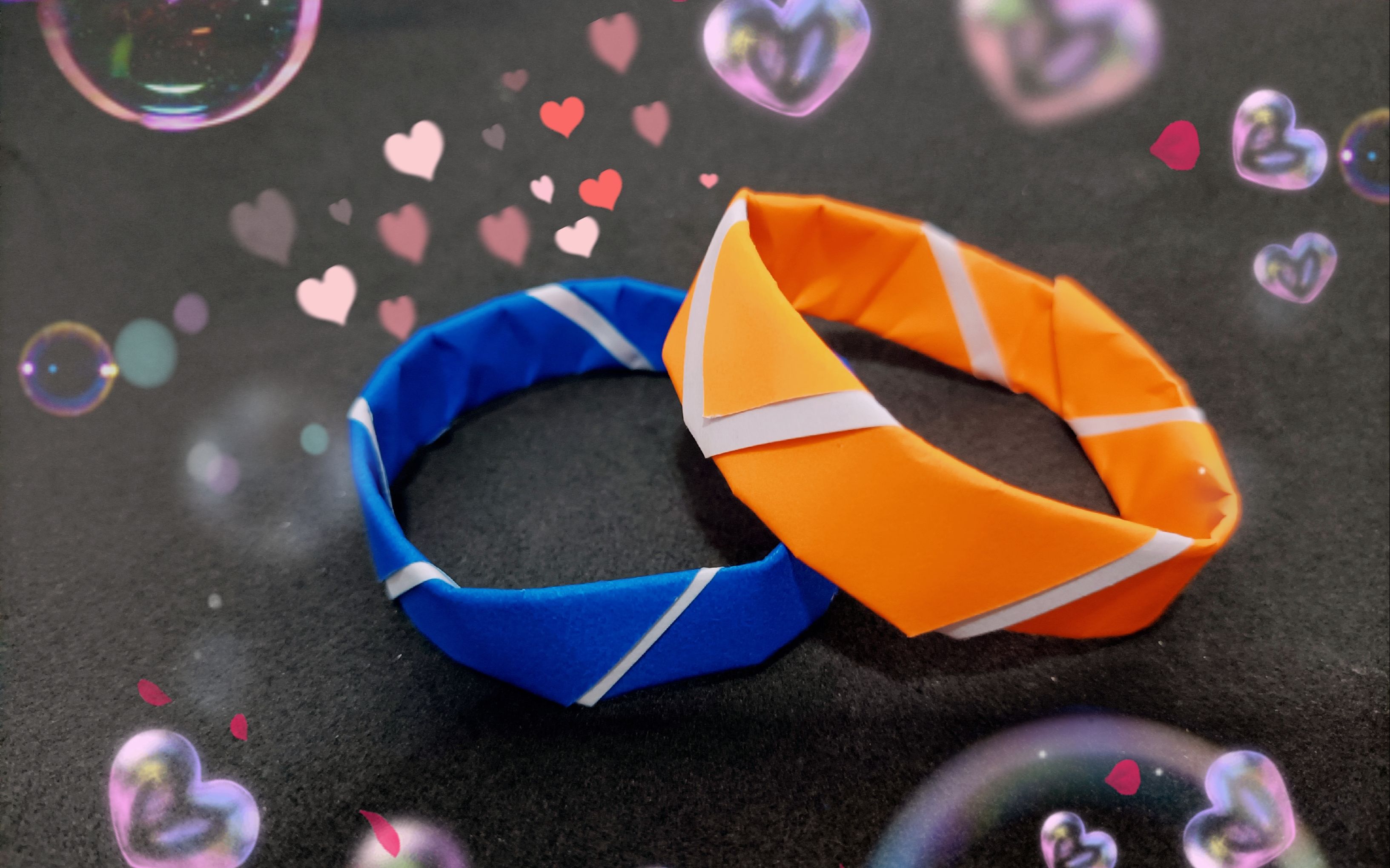 【折纸】手镯的折纸教程