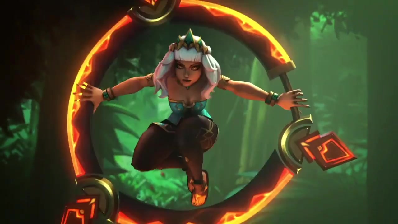 【lol】新英雄元素女皇-奇亚娜 技能特效预览