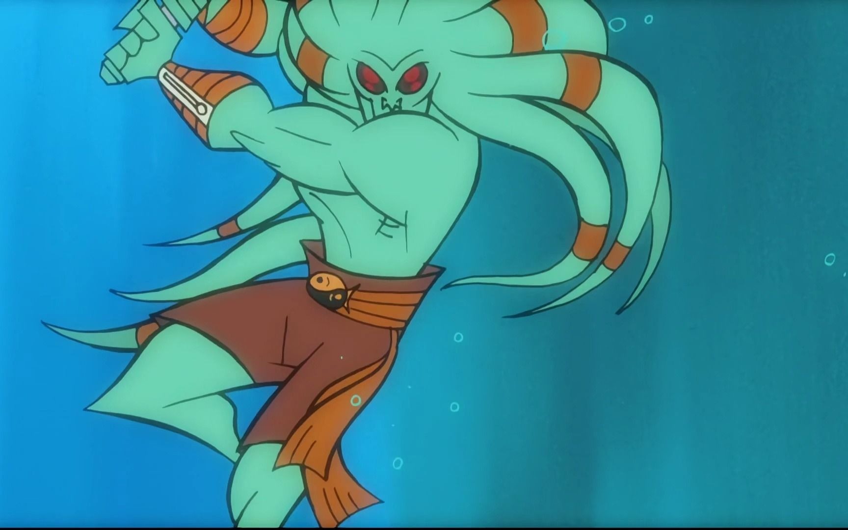 星球大战 克隆人战争(2003):基特·费斯托大师在水下游刃有余