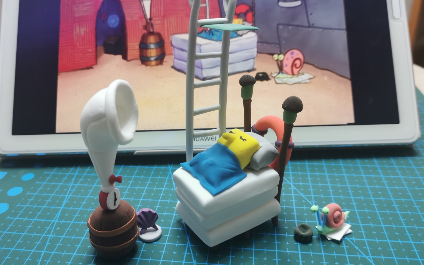 【3.4-粘土分区】超轻粘土-海绵宝宝的卧室