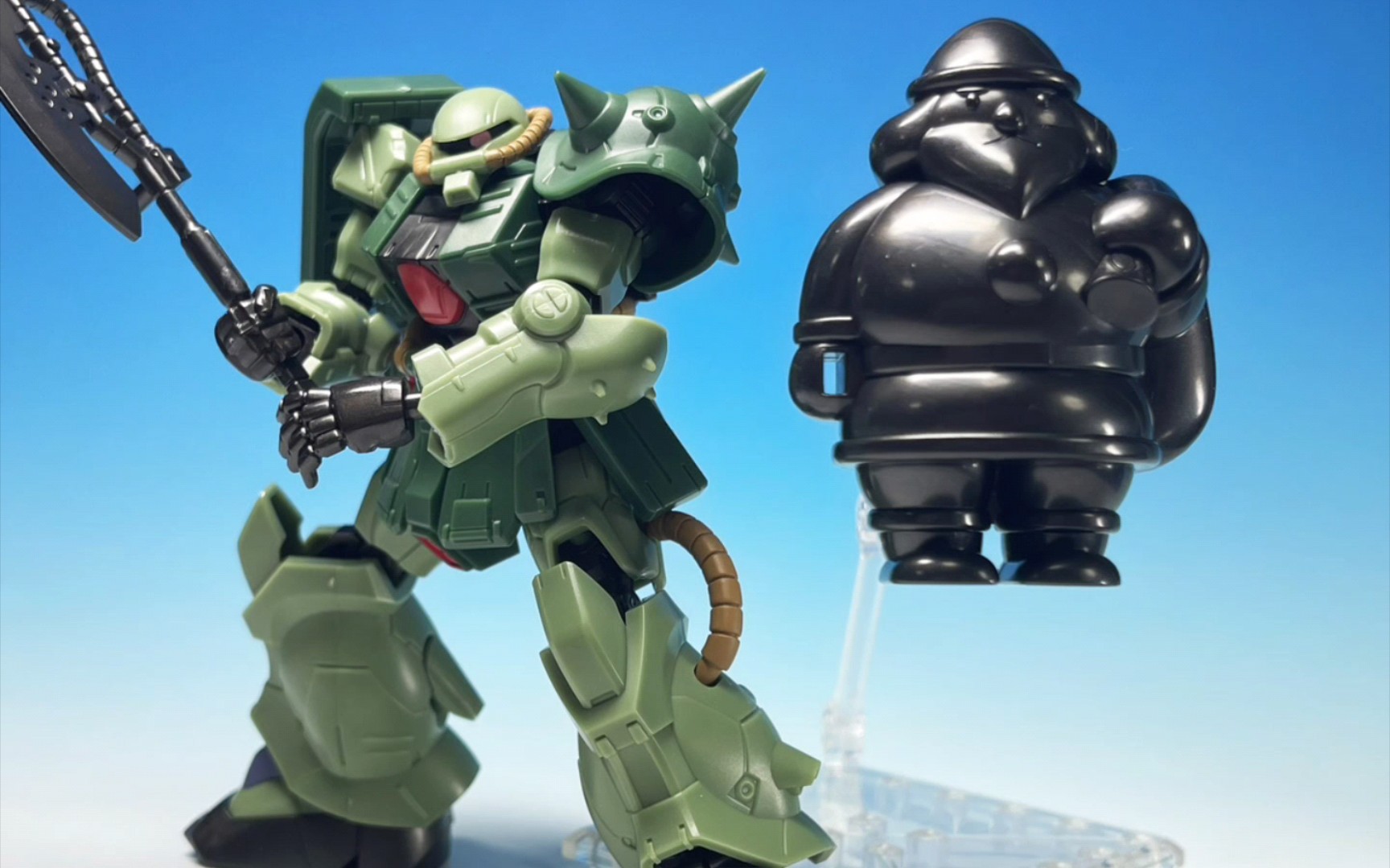 万代10月17日出货 食玩高达 g frame fa 扎古改fz 官博实物介绍