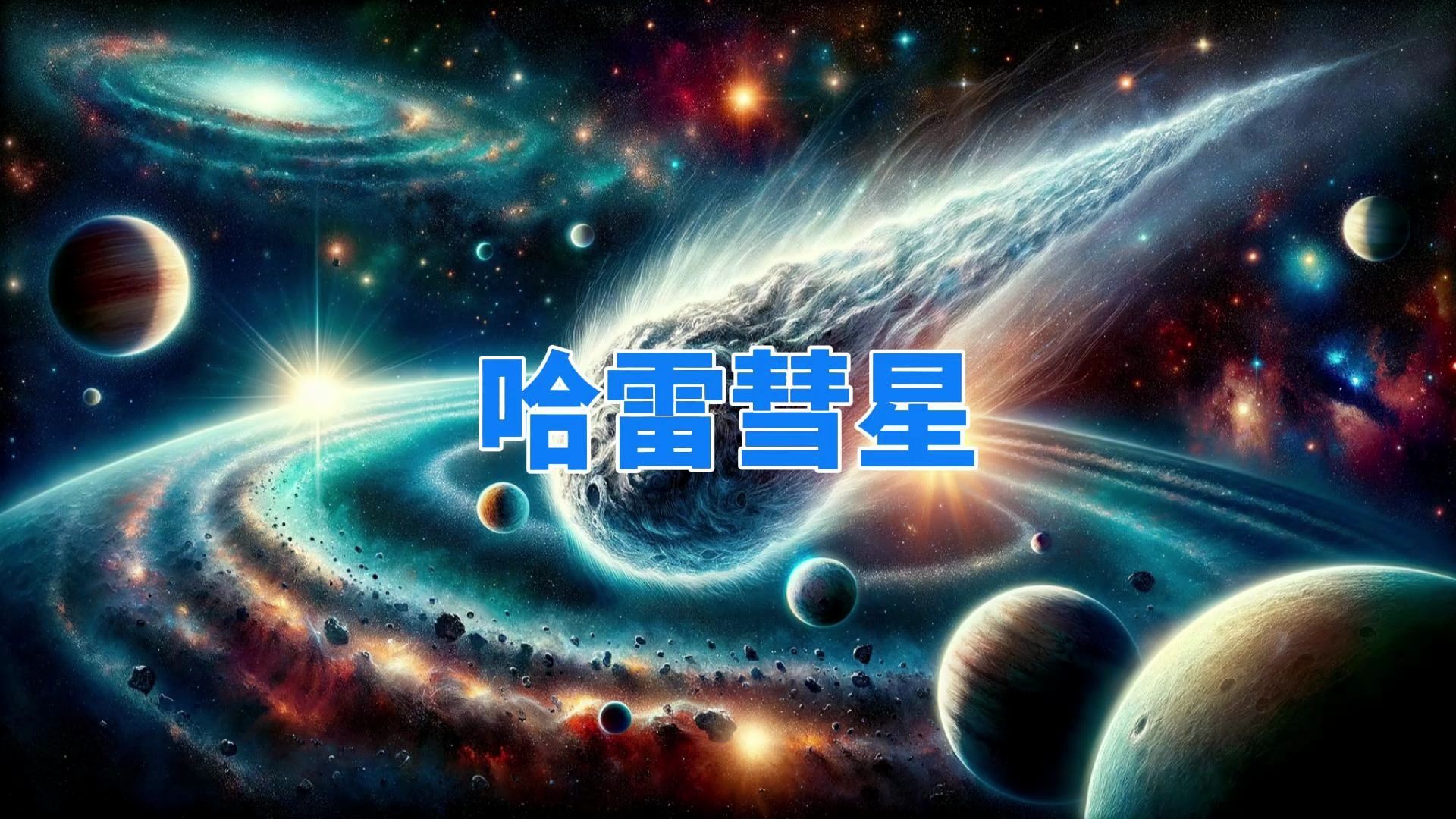 哈雷彗星定期回归,我们能发射探测器,搭乘它探索太阳系吗?哔哩哔哩bilibili