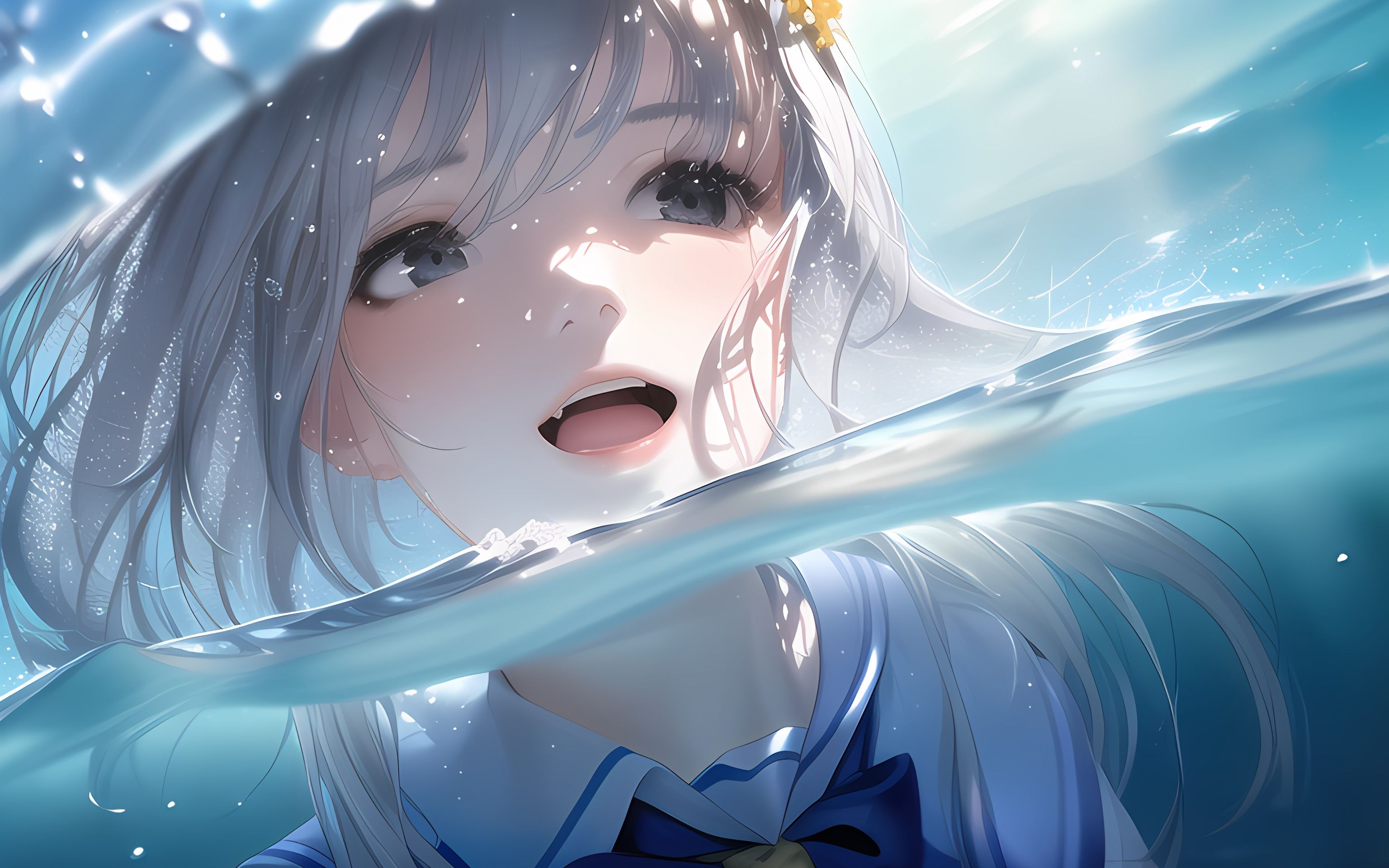 【novelai大魔导书】水魔法:水之契约!