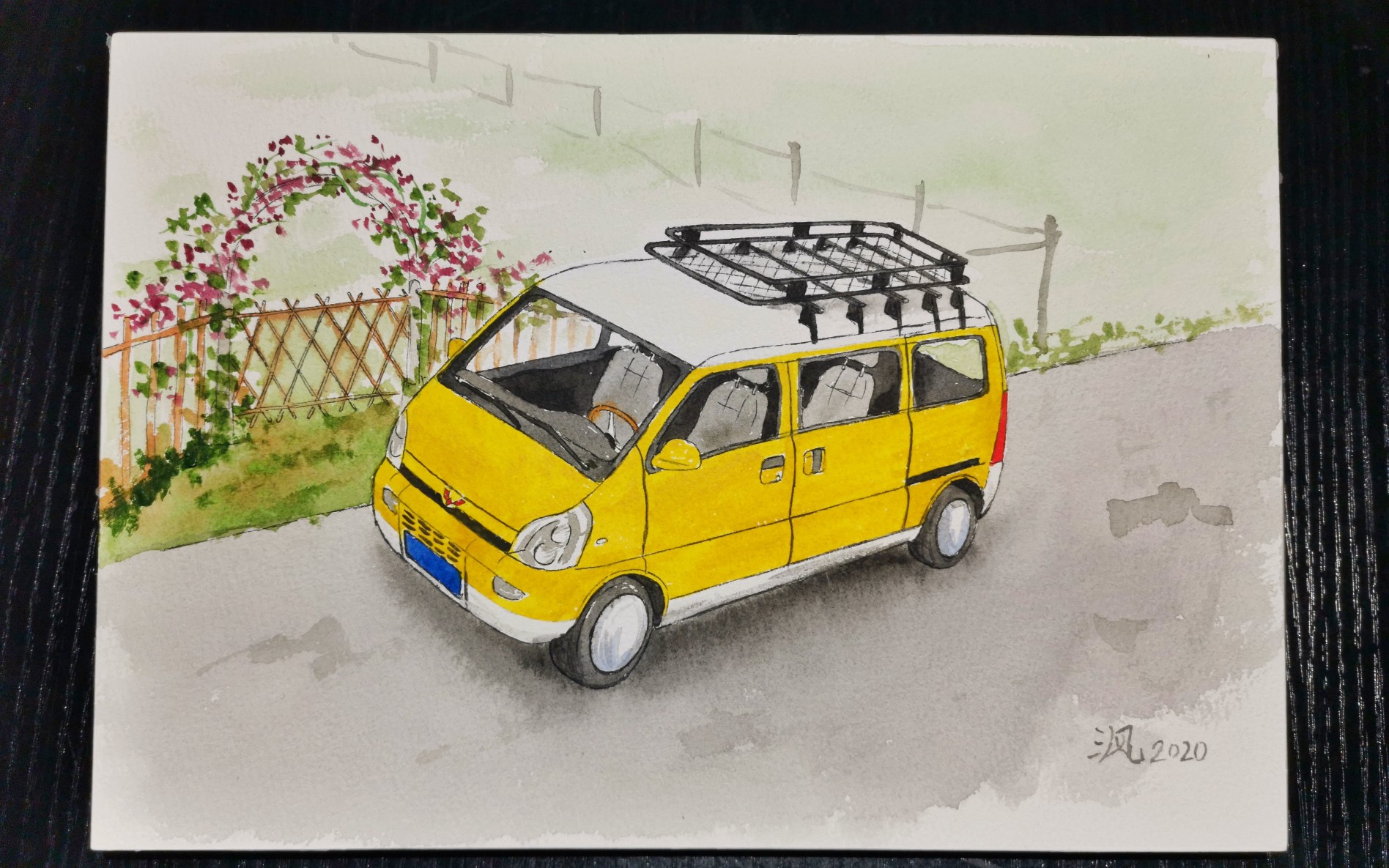 画辆文艺范小面包车,2020年的小目标_哔哩哔哩 (゜-゜)つロ 干杯