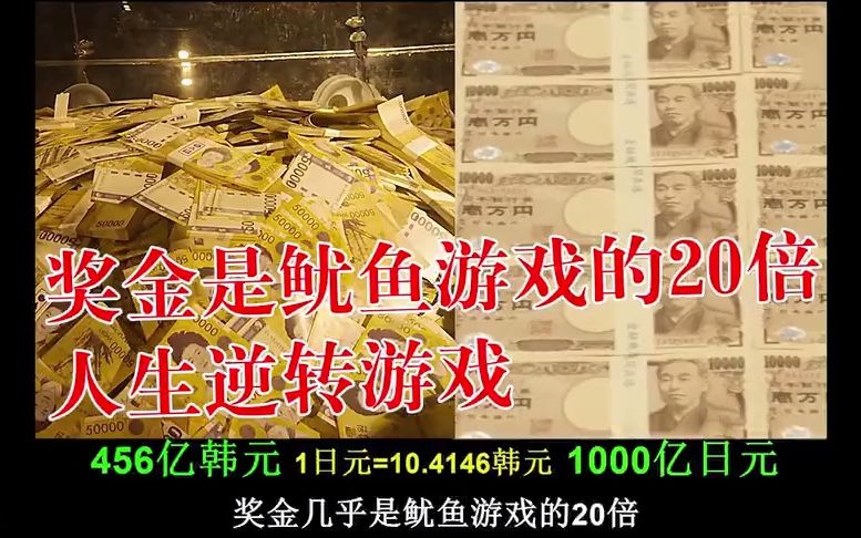 [图]1.《零一获千金游戏》奖金是鱿鱼游戏20倍的人生逆转游戏