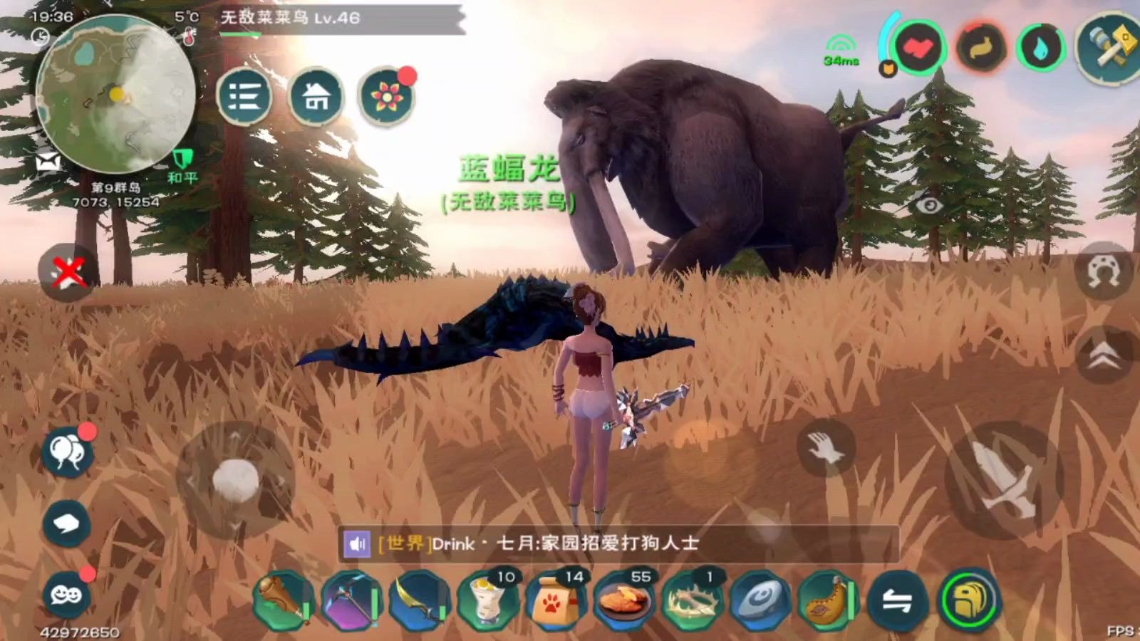 创造与魔法29终于获得极品资质雪猛犸跟红巨人合成能出几阶