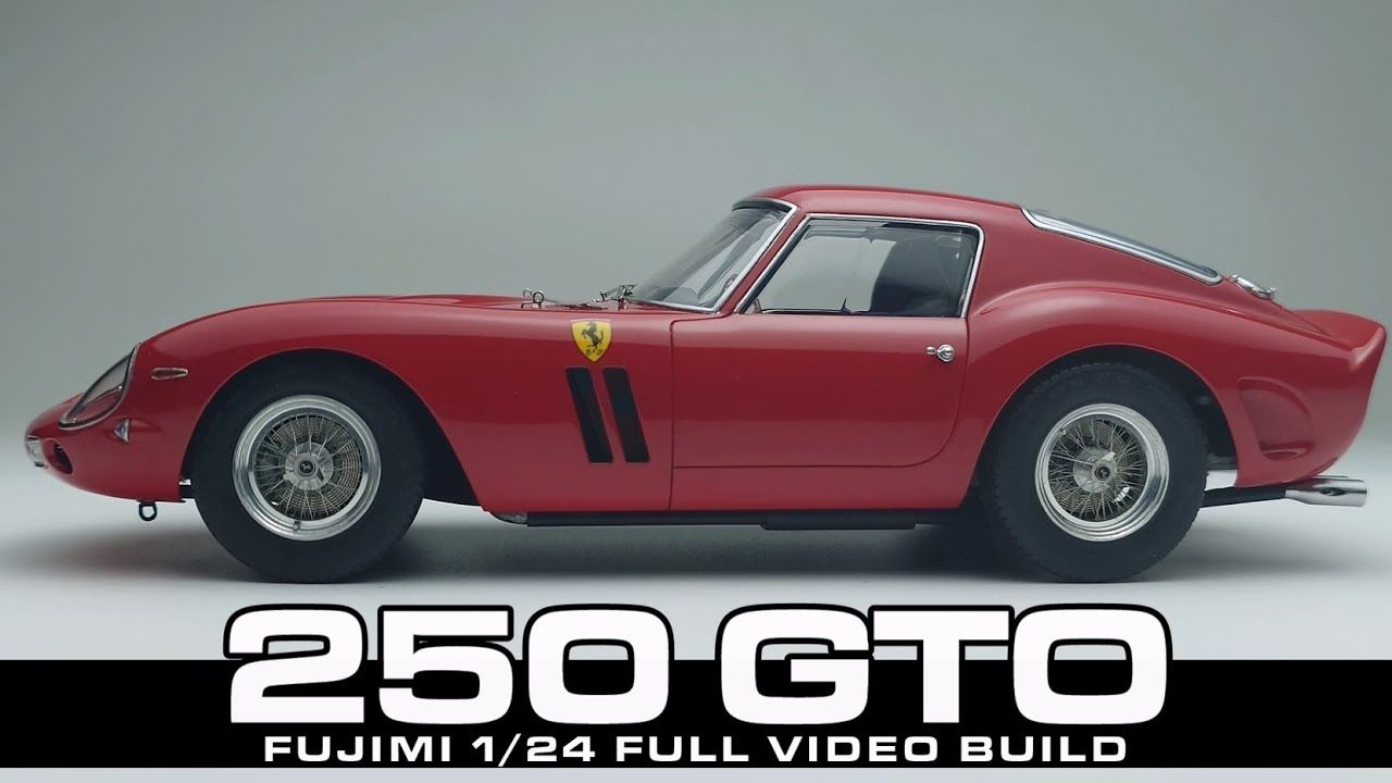 法拉利250 gto 富士美1/24跑車模型製作完整過程