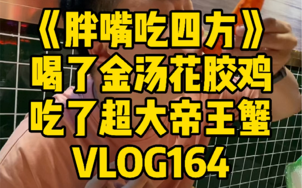 [图]《胖嘴吃四方》海口 | 喝了金汤花胶鸡 吃了超大帝王蟹 VLOG164