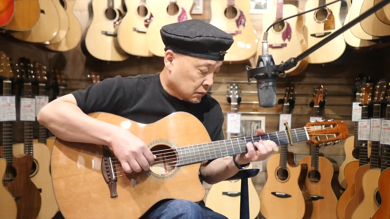 【岸部真明/dolphin guitars】fujii guitars 00-12fret cutaway 曲