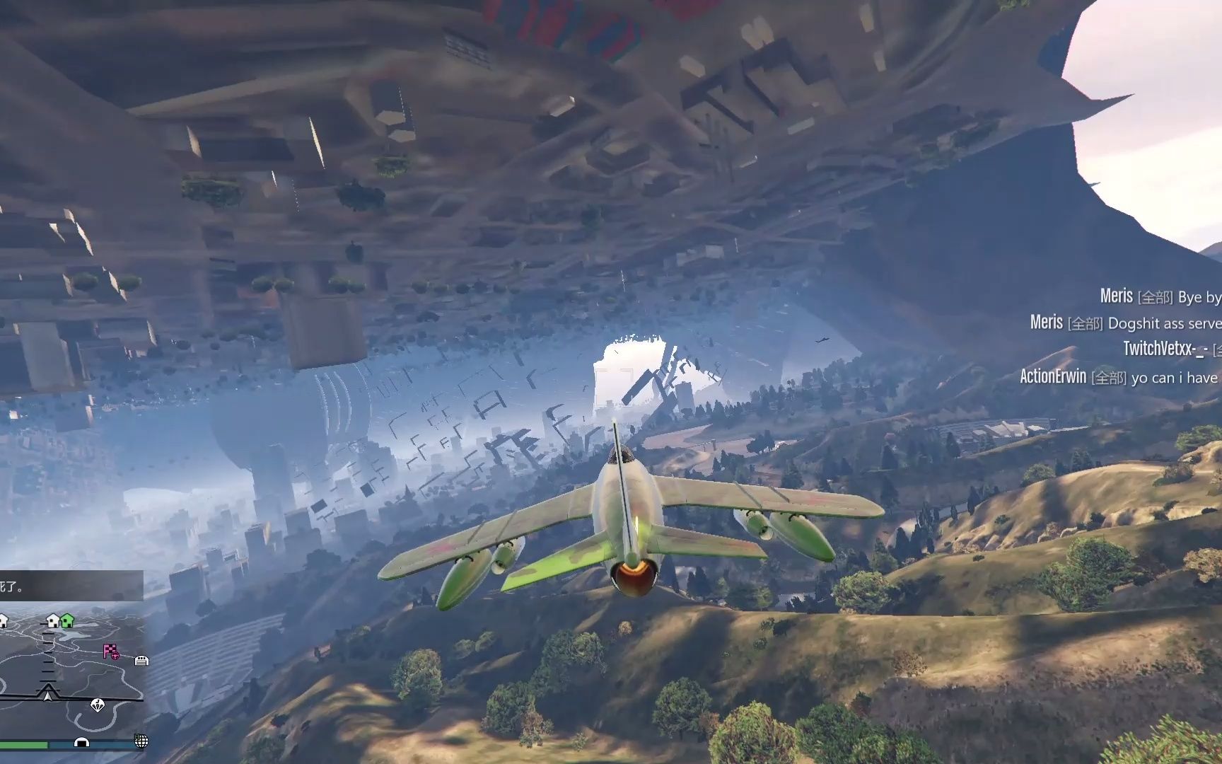 【GTAonline】挂哥 盗梦空间单机游戏热门视频