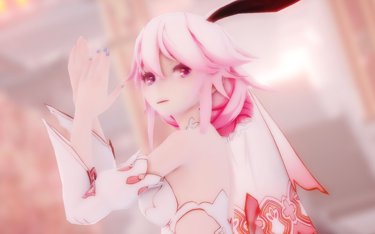 「极乐净土」当八重樱穿上婚纱,舰长你还在等什么?