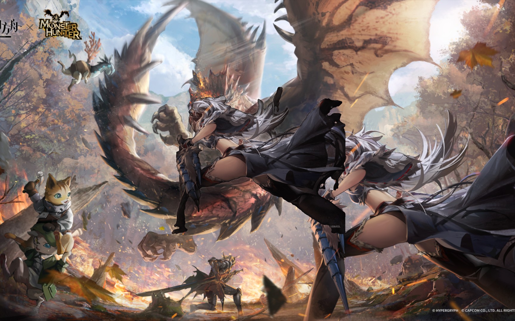 明日方舟×怪物猎人联动限定抽卡