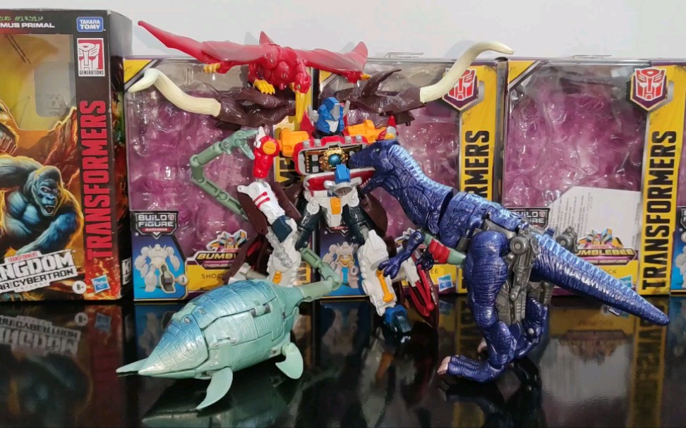 bwn三龙合体炎冲天/熔岩龙帝释天-一人海陆空