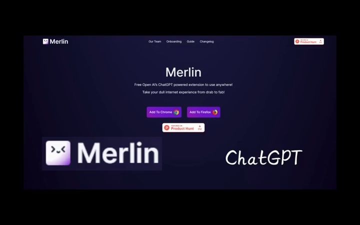 最近火爆的#ChatGPT #Merlin #OpenAl #AI #  抖音哔哩哔哩bilibili