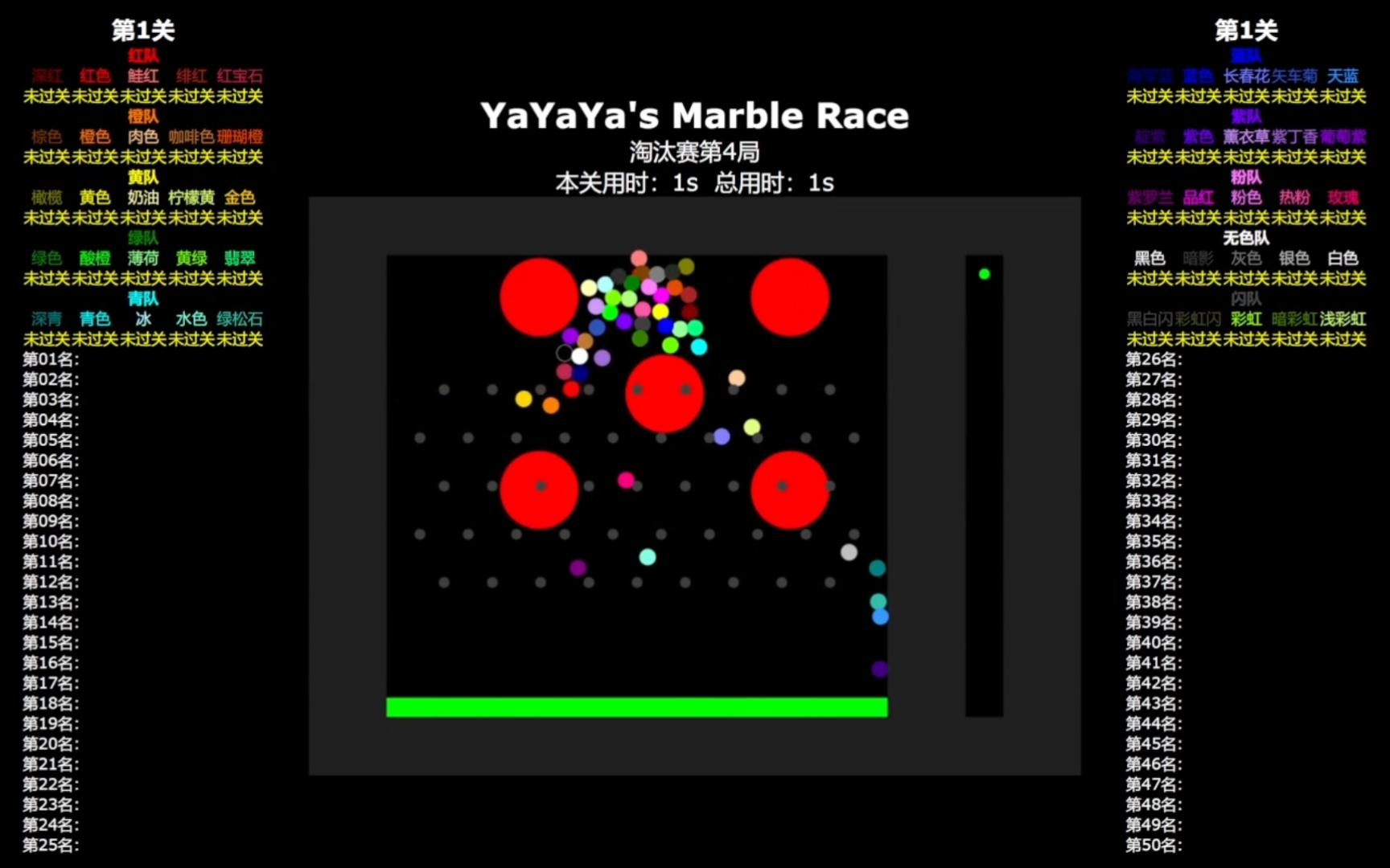 [图][Marble Race #4]50球末位淘汰赛之愚人节特别篇（并没有诈骗）