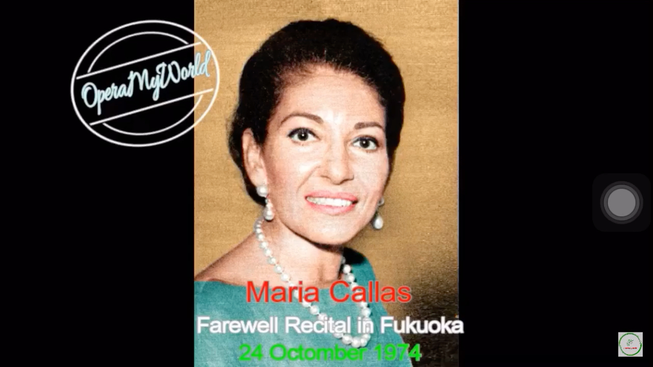 [图]【Maria Callas】卡拉斯74年在Fukuoka的告别演唱会上演唱Tu che le vanita