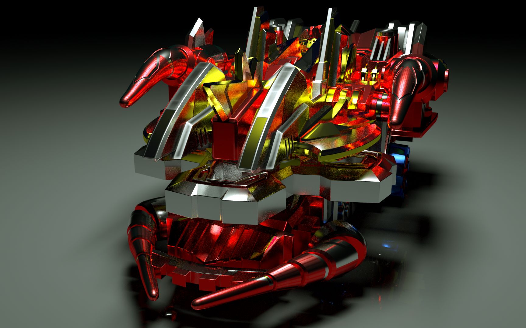 超级龙战骑调色