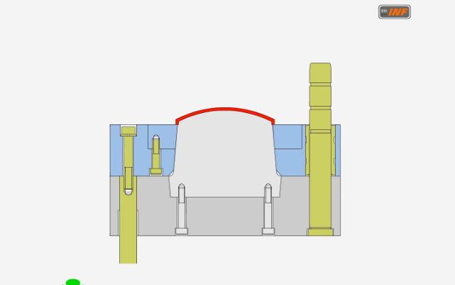 注塑模具结构——推板推出脱模哔哩哔哩bilibili