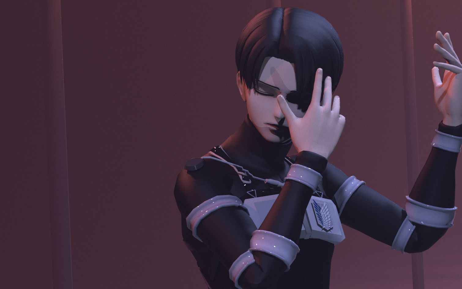 【进击的mmd】新型立体机动/利威尔兵长的shattered glass