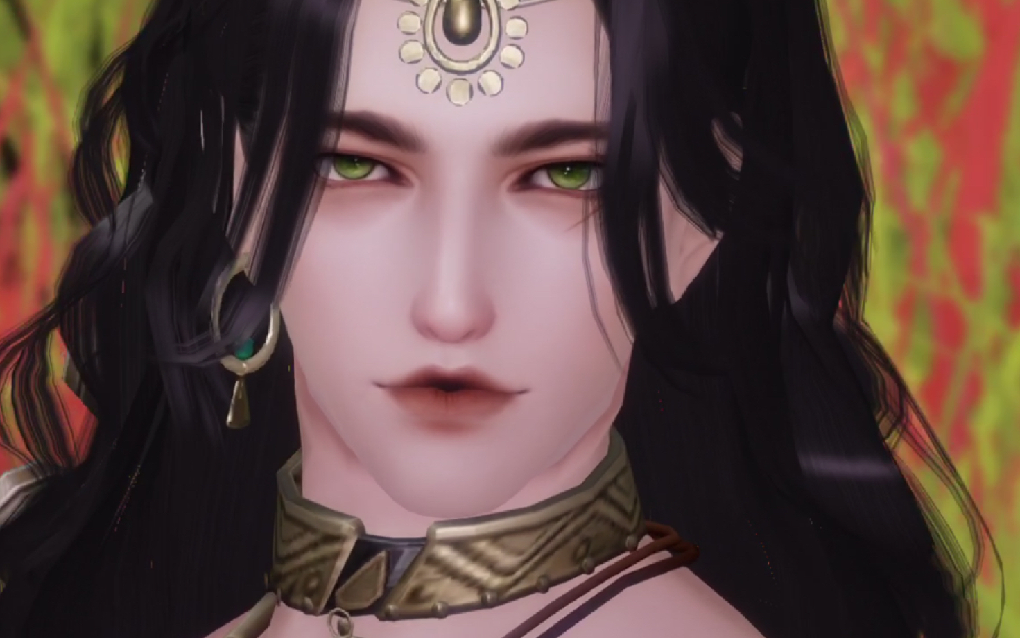 禾罪伽蓝一梦江湖捏脸伽蓝师兄黑皮西域美男子