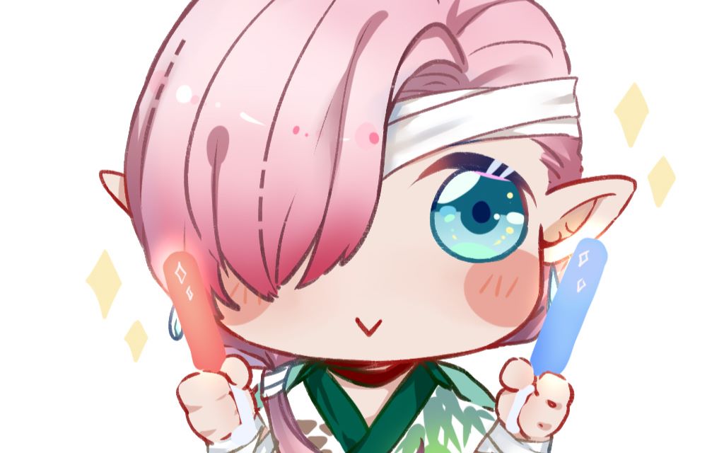 【sai】阴阳师 一目连q版绘画过程 为风神大人打call!